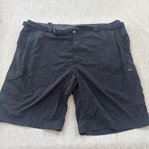 Columbia Cargo Shorts‎ Mens Size 52 Waist Silver Ridge Belted Big & Tall Hiking